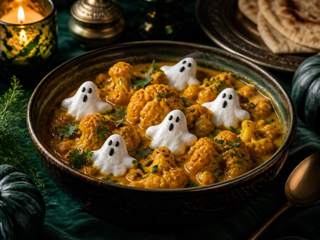 Golden Ghost Cauliflower Curry