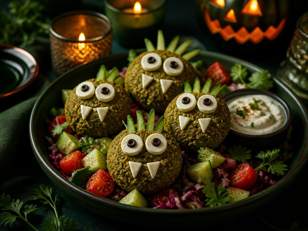 Green Monster Spinach Falafel