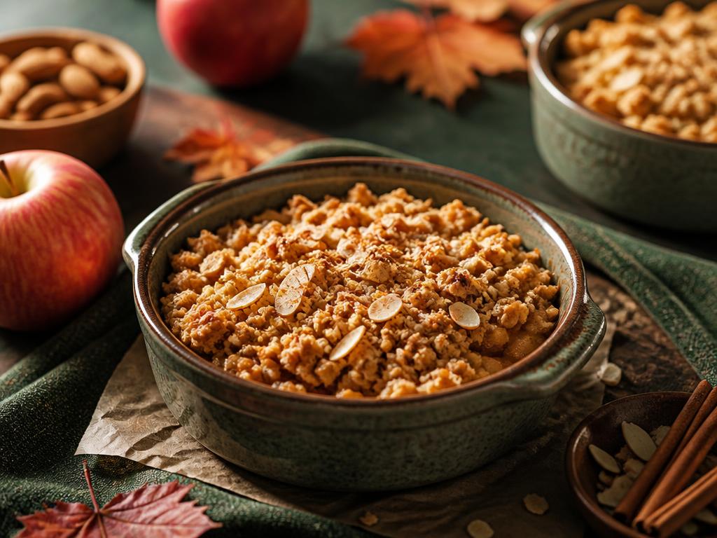 Cinnamon Apple & Almond Oat Crumble