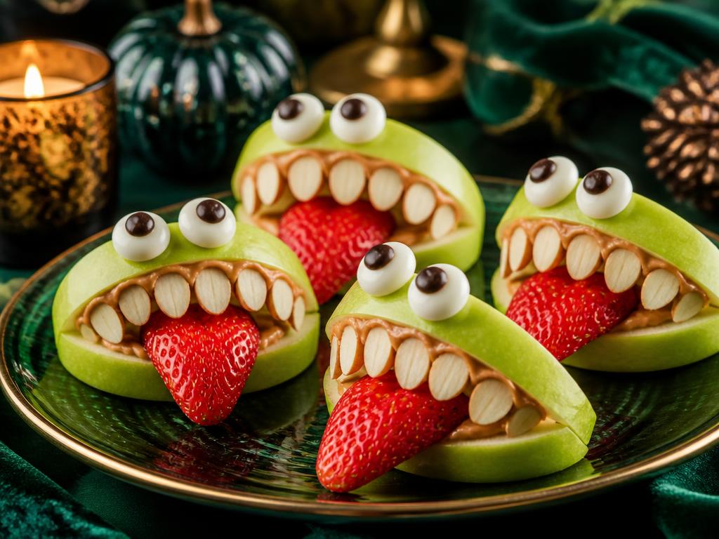 Crunchy Apple Monster Bites
