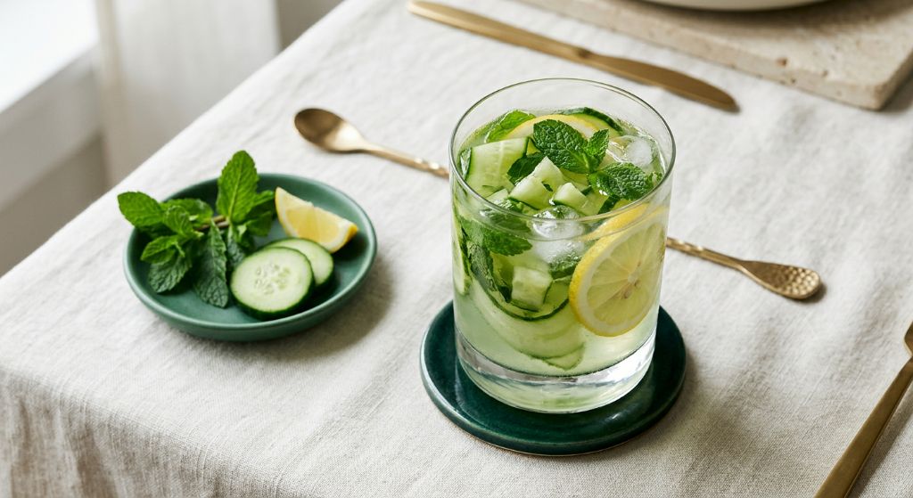 Cucumber, Lemon and Mint Cooler