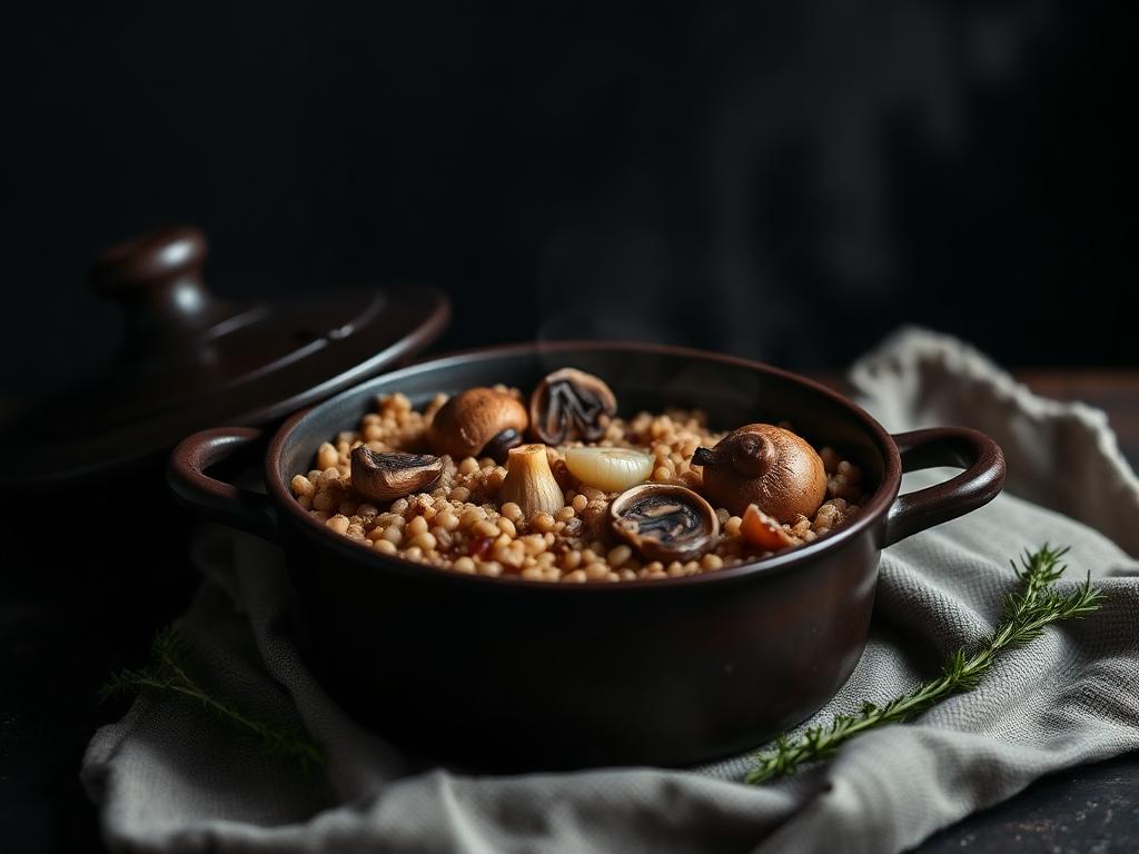 Slovenian Buckwheat & Mushroom Pot