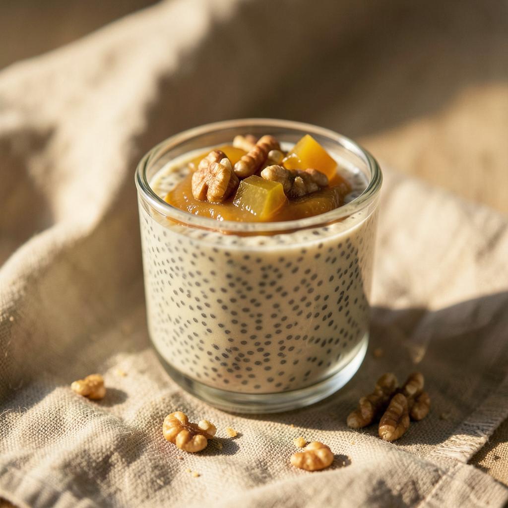 Membrillo & Walnut Chia Pudding
