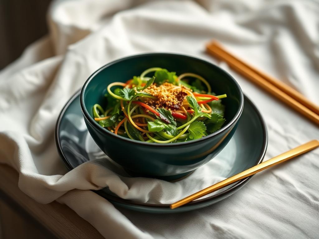 Vietnamese Green Papaya & Herb Salad
