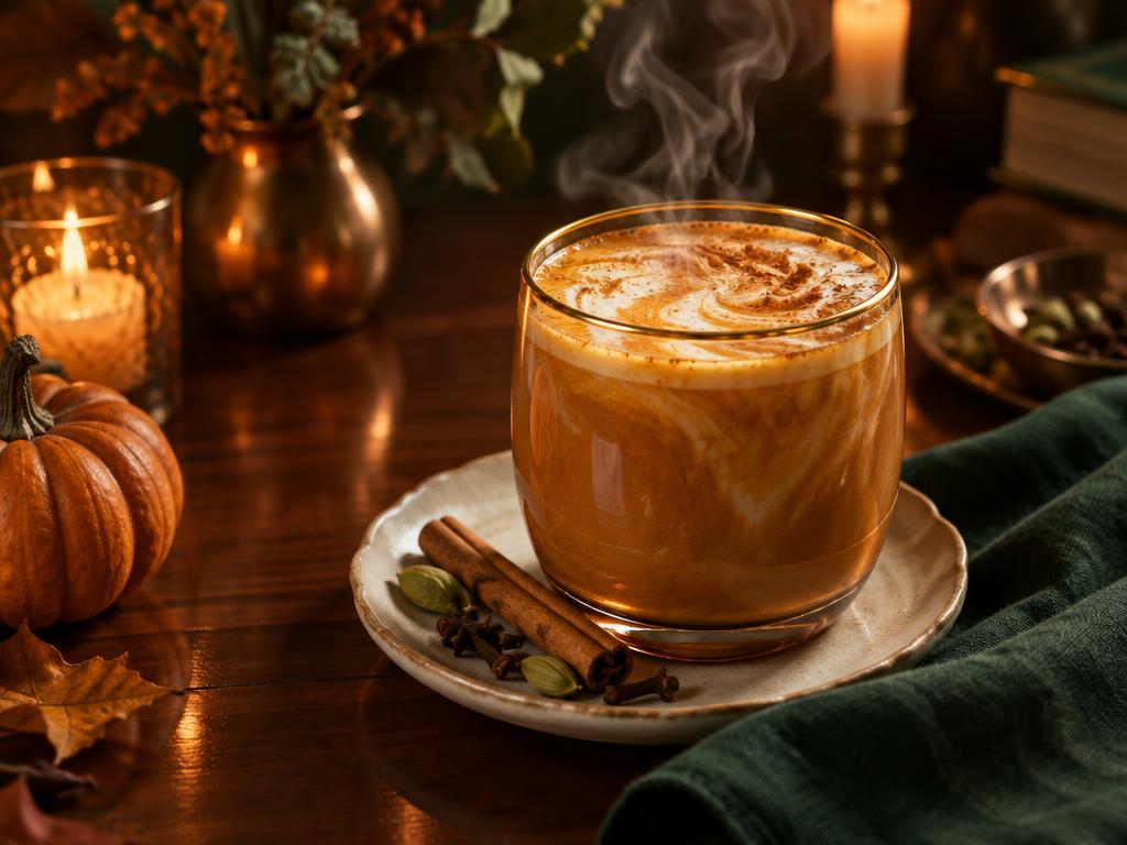 Spiced Pumpkin Chai Latte