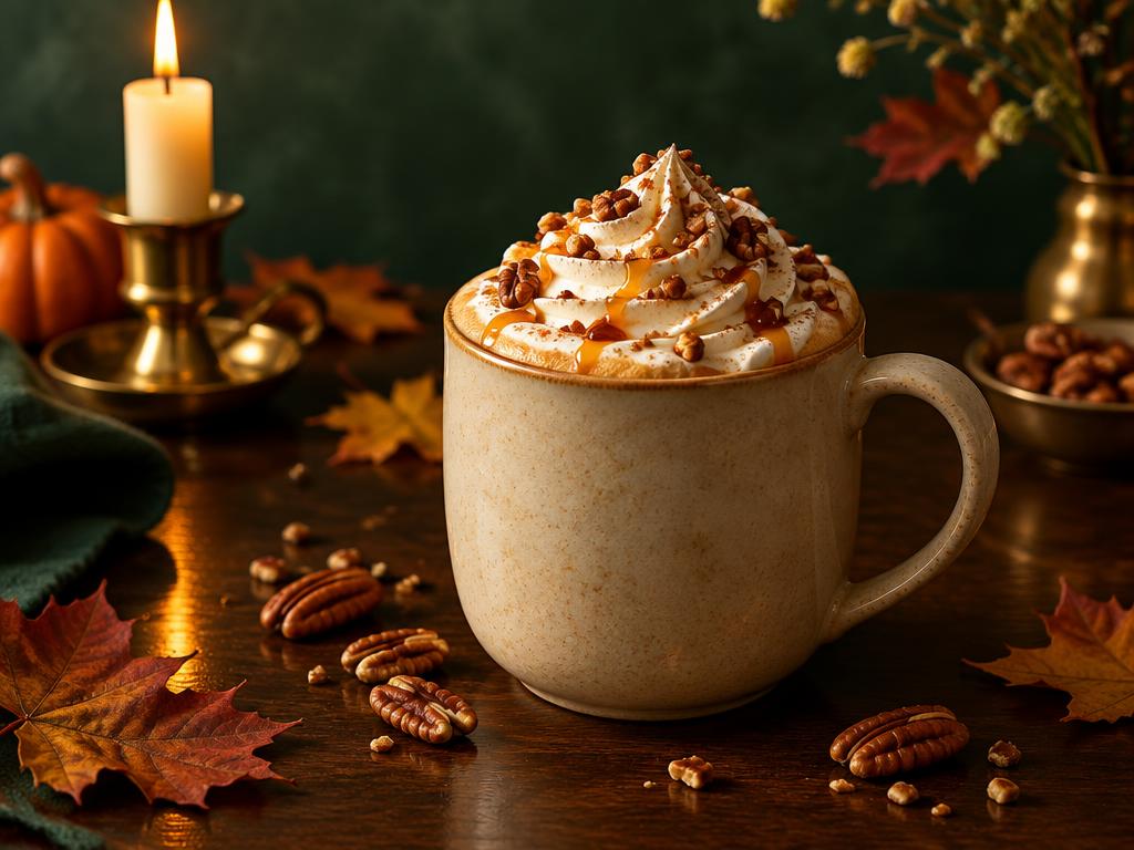 Maple Pecan Pumpkin Spice Latte