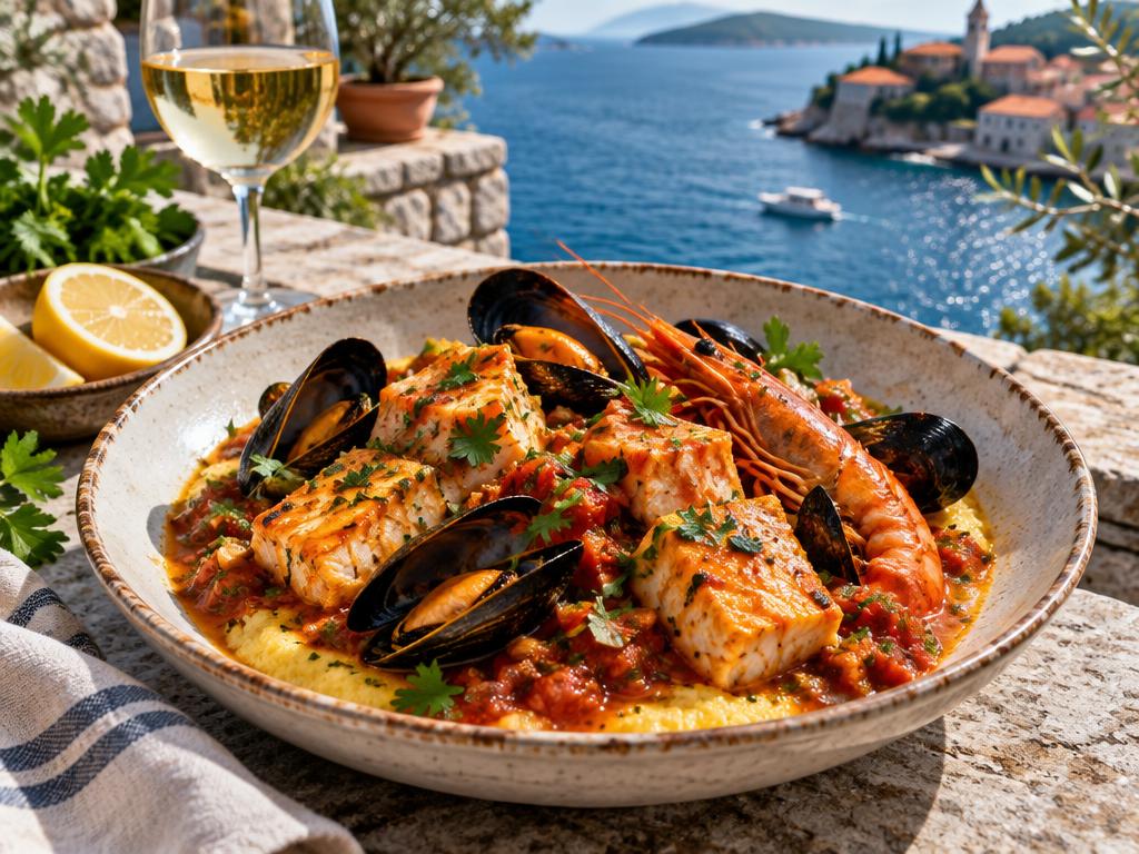 Brudet — Dalmatian Fish Stew