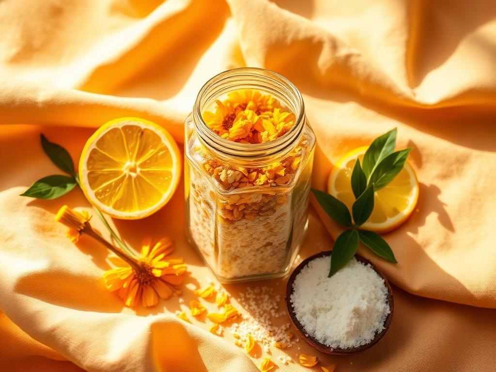 The Mediterranean Golden Hour — botanical bath infusion ingredients
