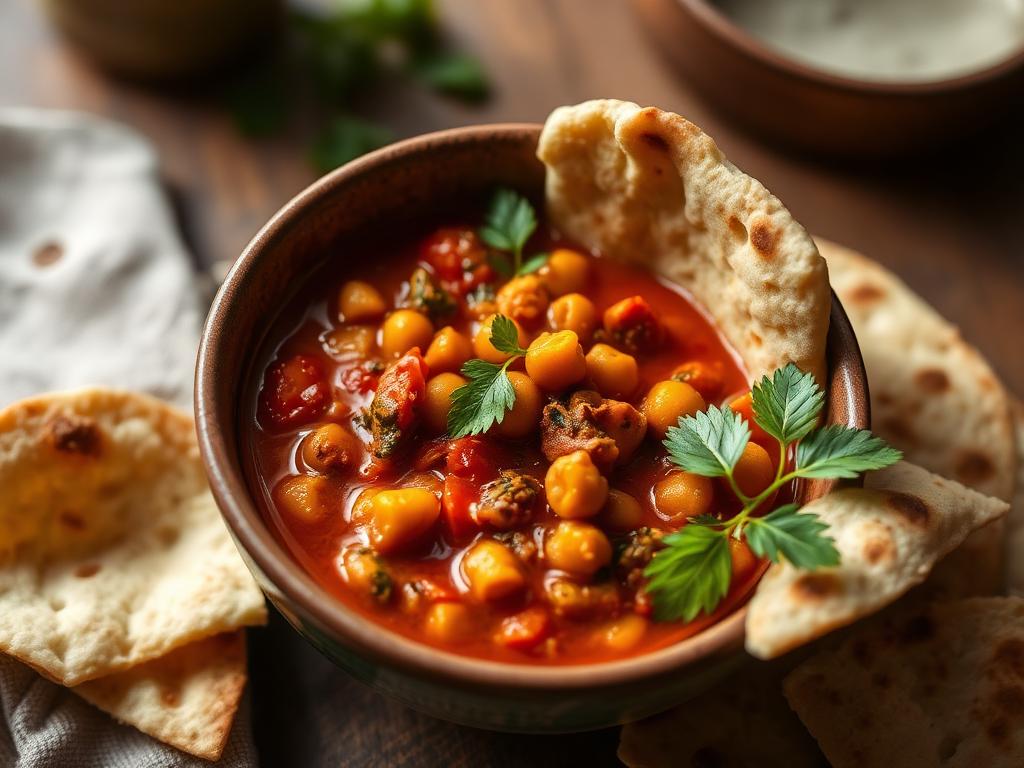 Spiced Chickpea & Tomato Stew