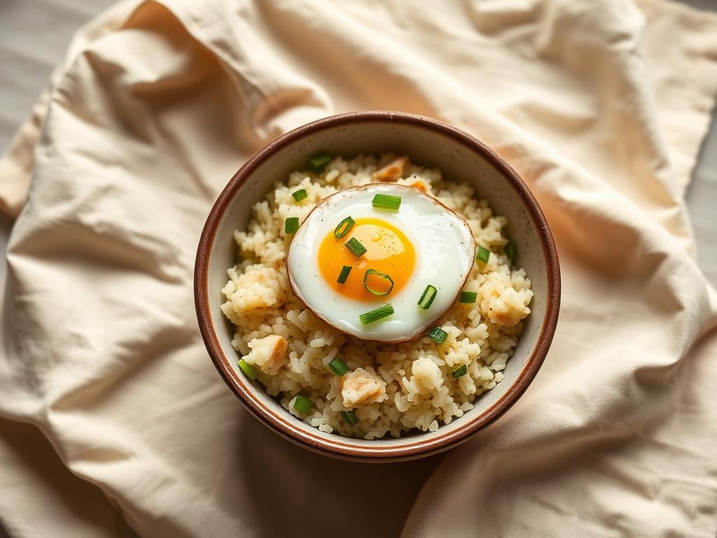 Garlic Butter Rice & Golden Egg