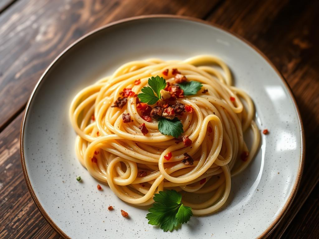 Garlic, Oil & Chilli Pasta