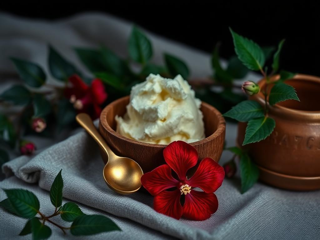 Shea & Hibiscus Coil Reviver — Ghana botanical hair ritual