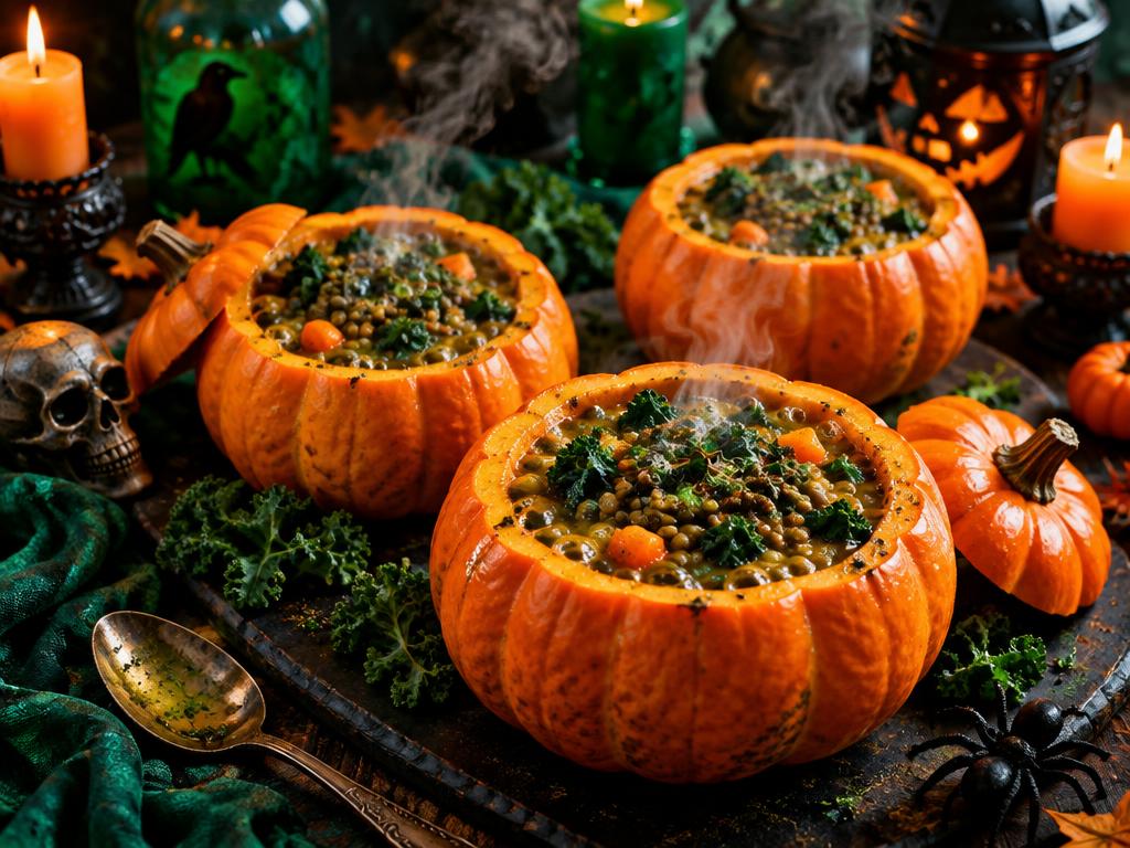 Bubbling Pumpkin Cauldron Stew
