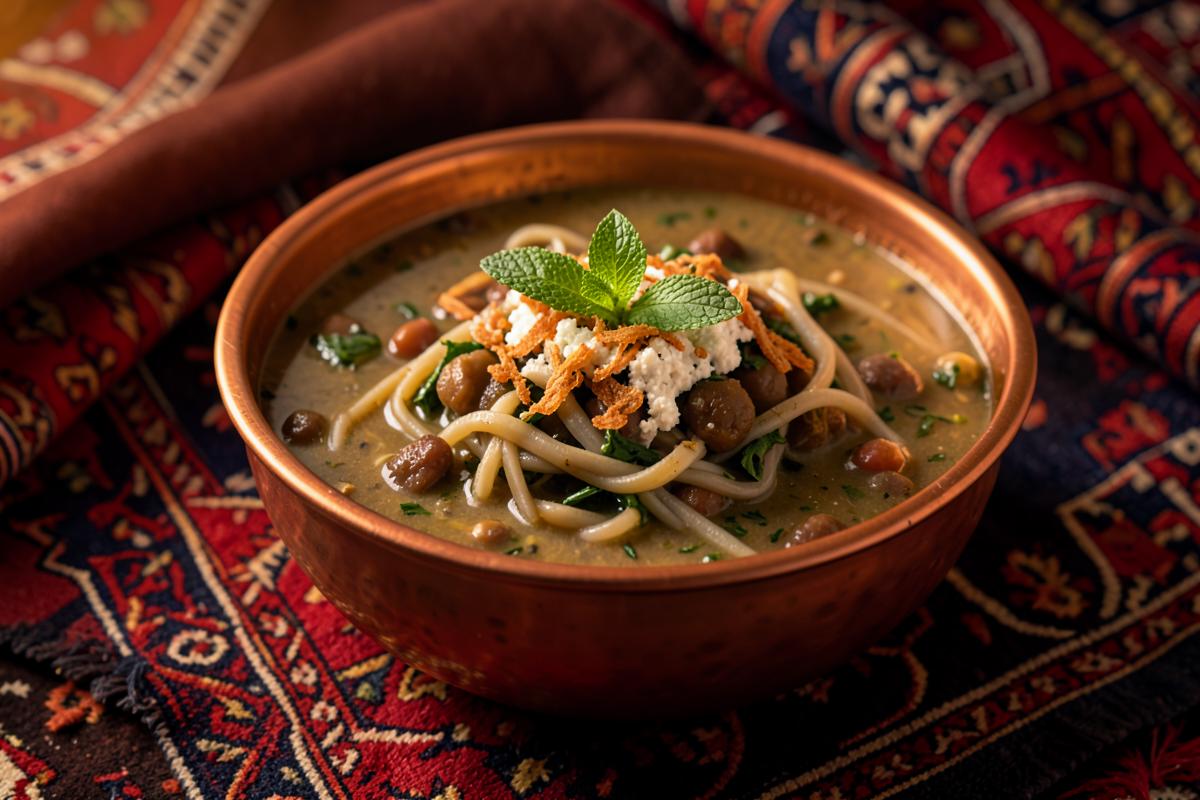 Āsh-e Reshteh — Persian Herb, Bean & Noodle Soup
