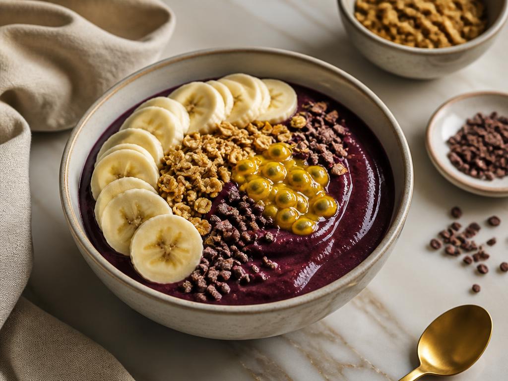Amazônia Açaí Tigela with Passionfruit & Cacao Nibs