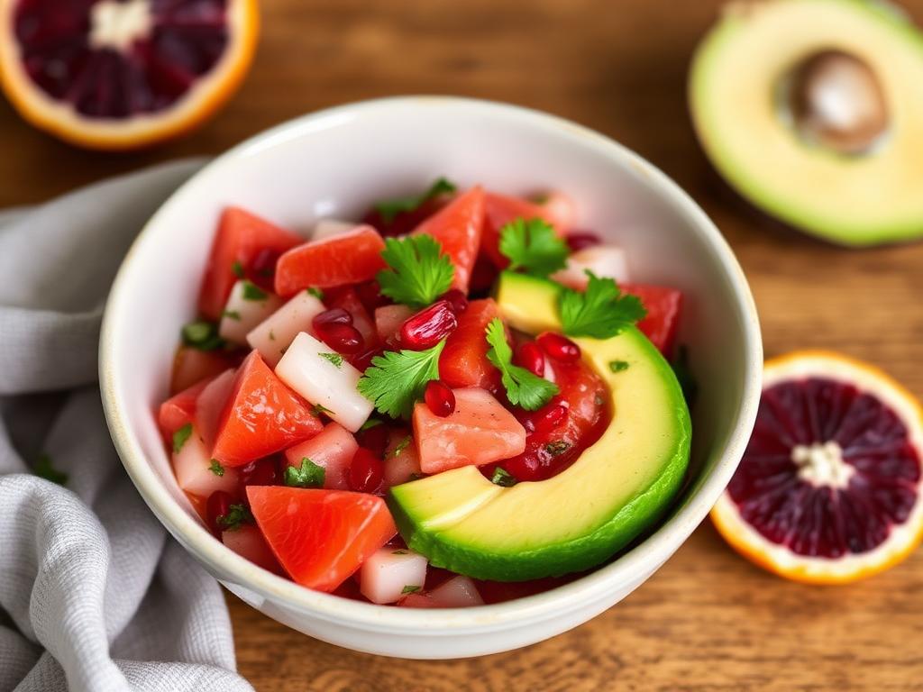 Jicama & Blood Orange Ceviche