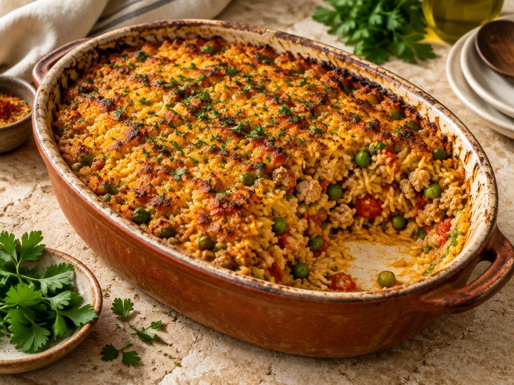 Ross il-Forn — Maltese Baked Rice