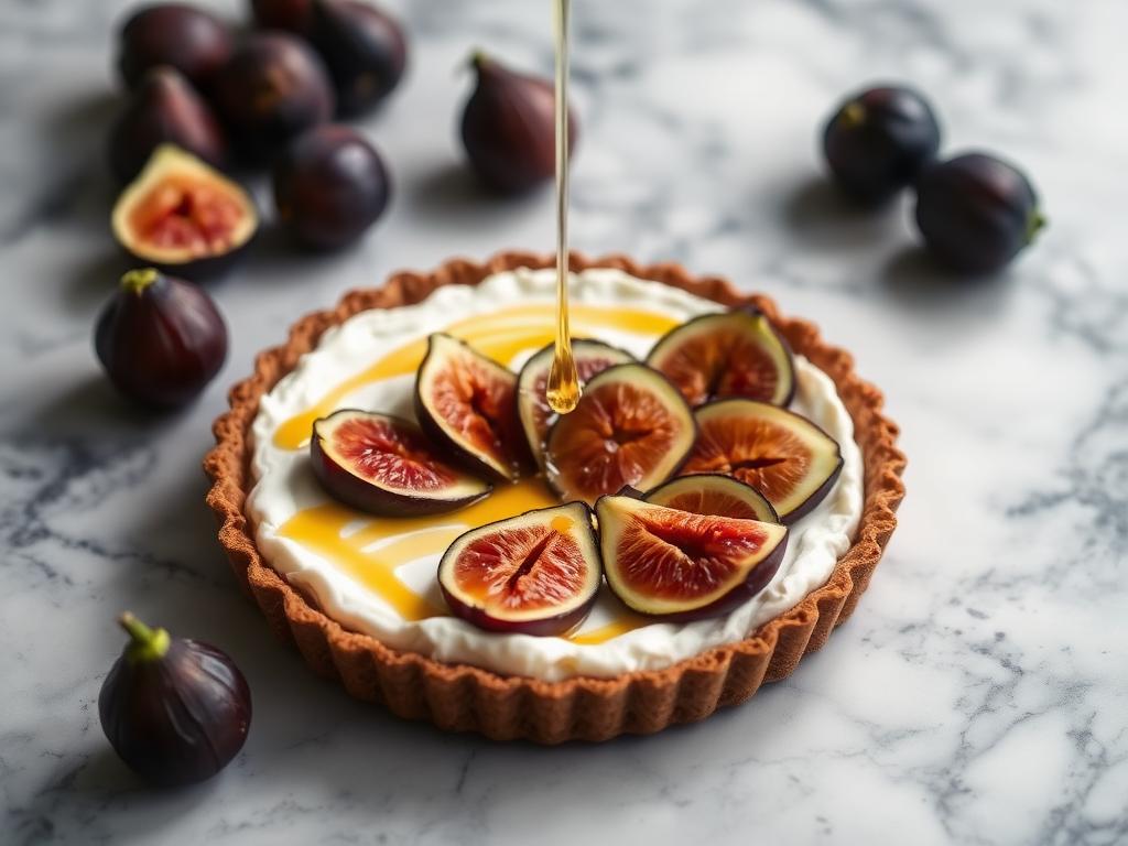 Raw Fig & Greek Yogurt Tart