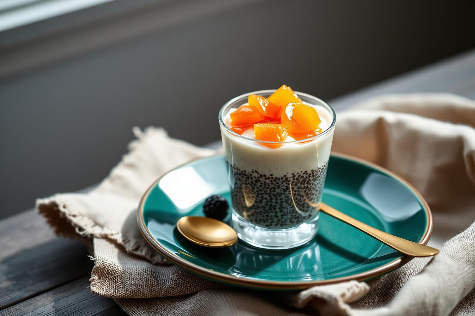 Cloudberry & Chia Seed Pudding
