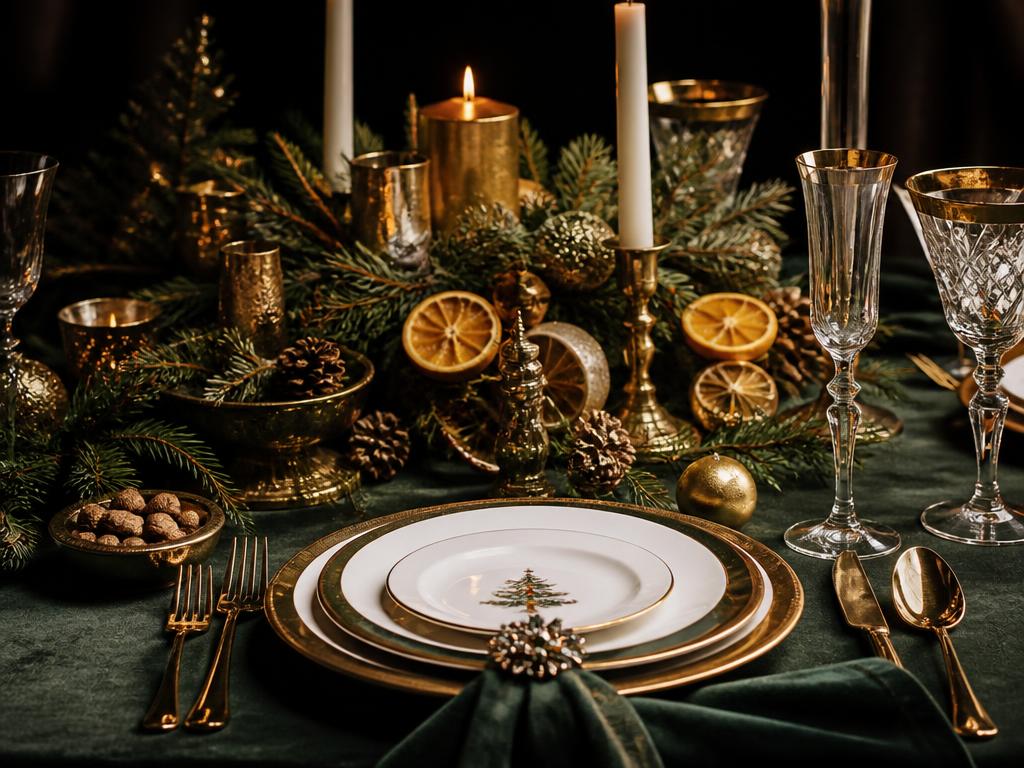 Festive Holiday — Festive, spiced, ceremonial table setting
