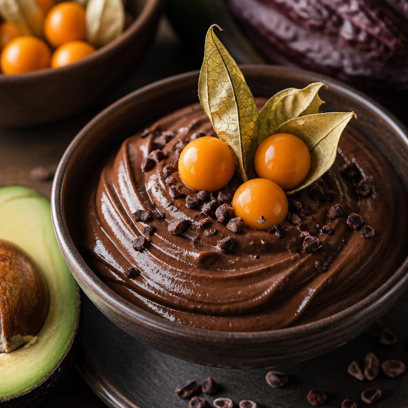 Dark Cacao Avocado Mousse