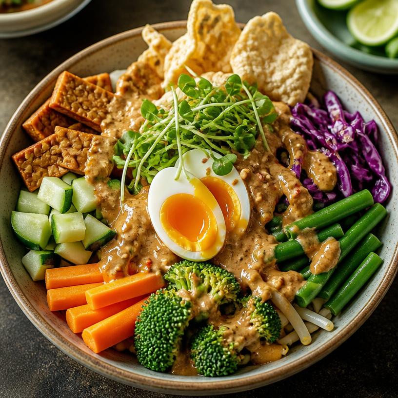 Rainbow Gado-Gado Bowl