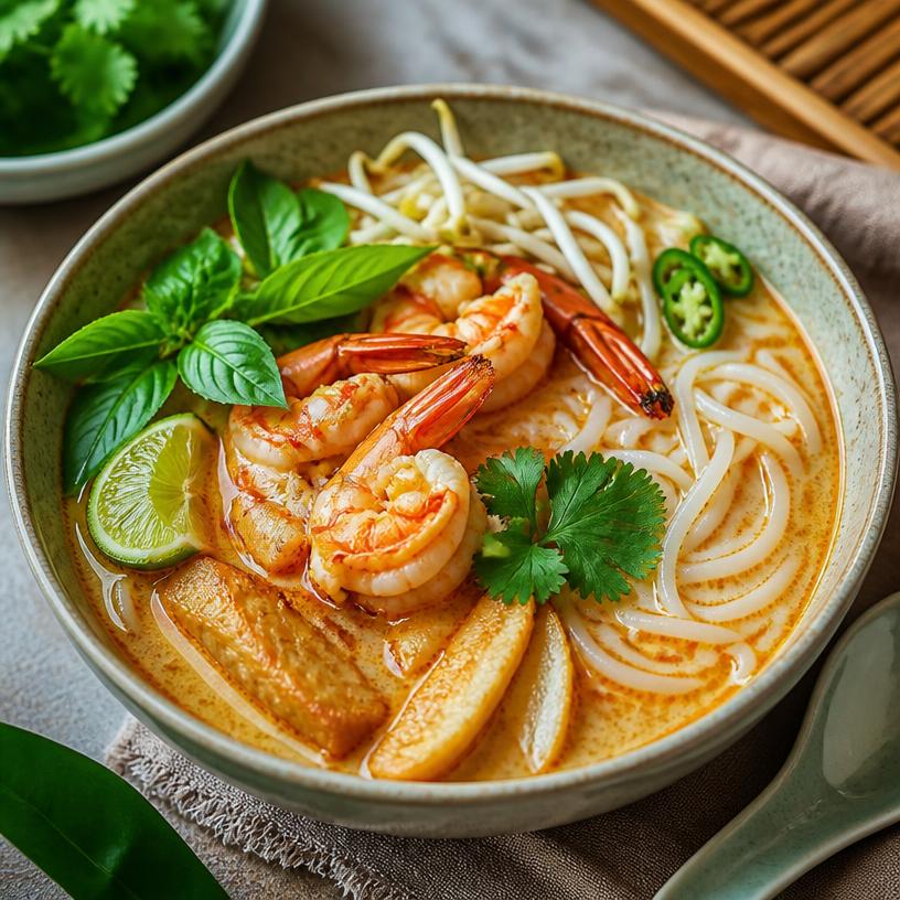 Light Coconut Prawn Laksa