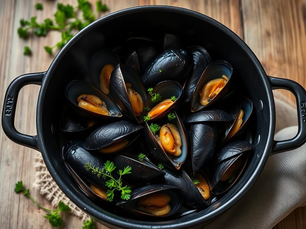 Norman Mussels Steamed in Cider