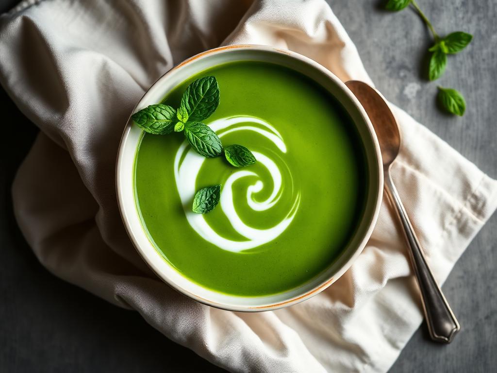 English Garden Pea & Mint Soup