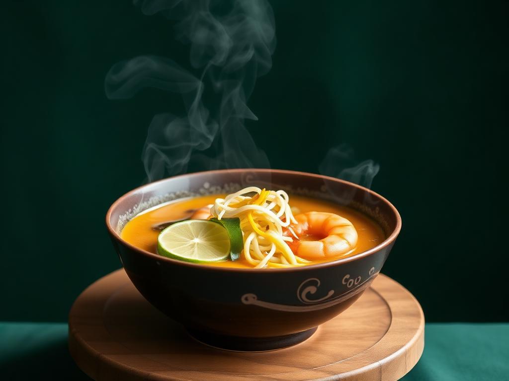 Malaysian Laksa with Zucchini Noodles