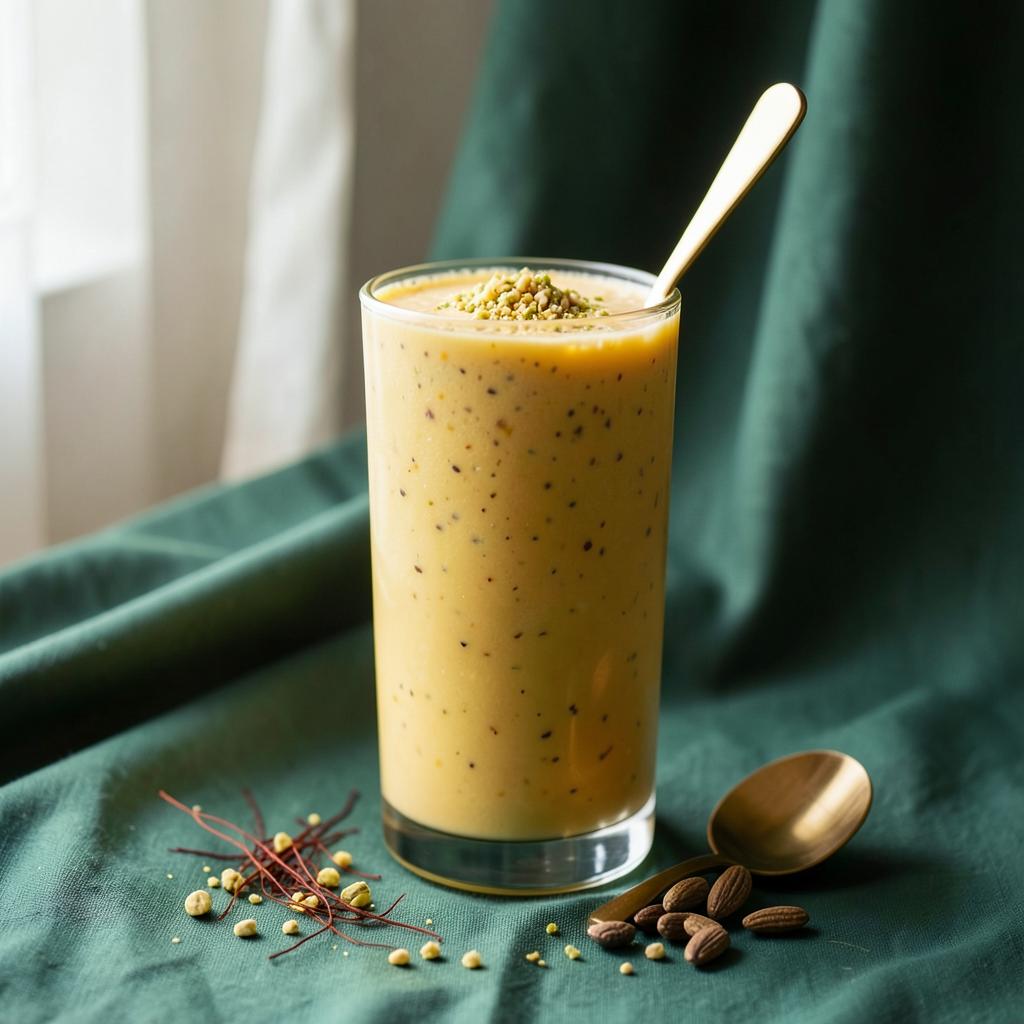 Golden Saffron Lassi Power