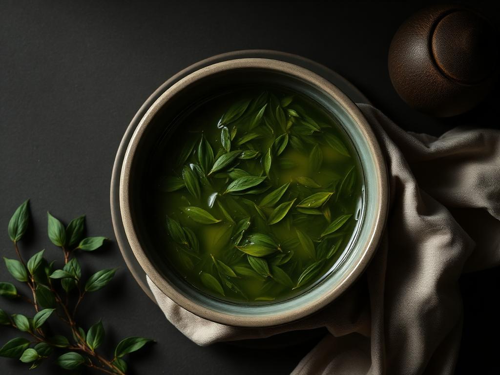 Jeju Green Tea & Barley Water Compress — South Korea botanical skin ritual