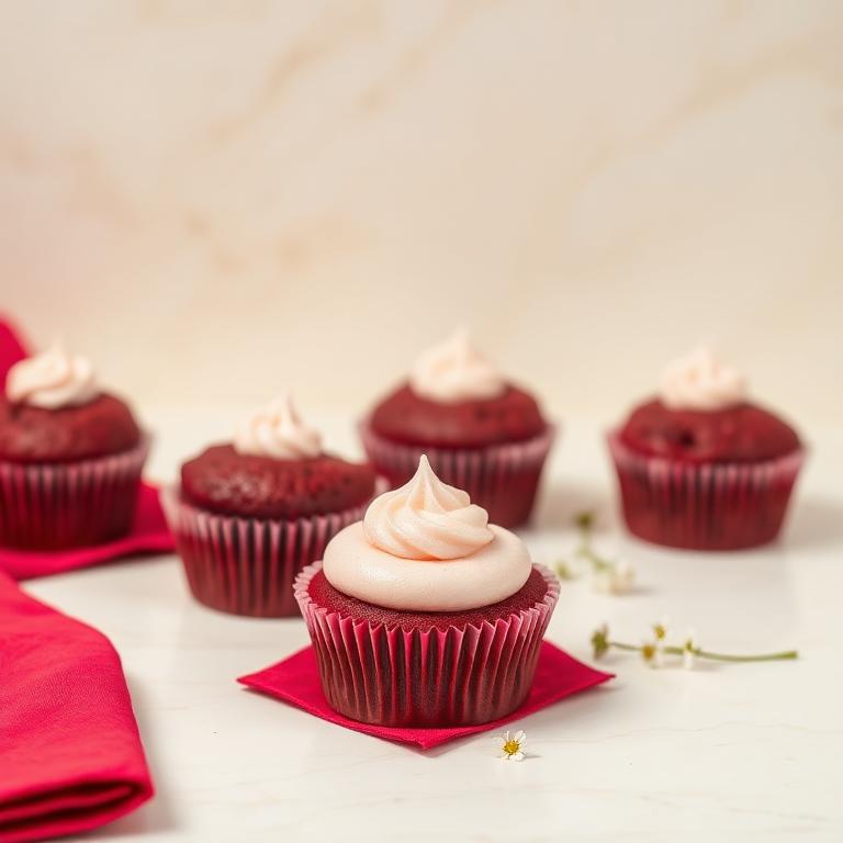 Beet Velvet Mini Cakes