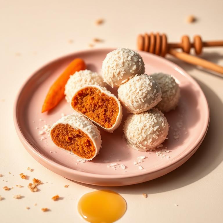 Carrot Cake Snow Truffles