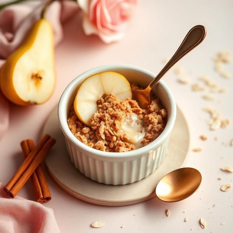 Pear Cinnamon Breakfast Crumble