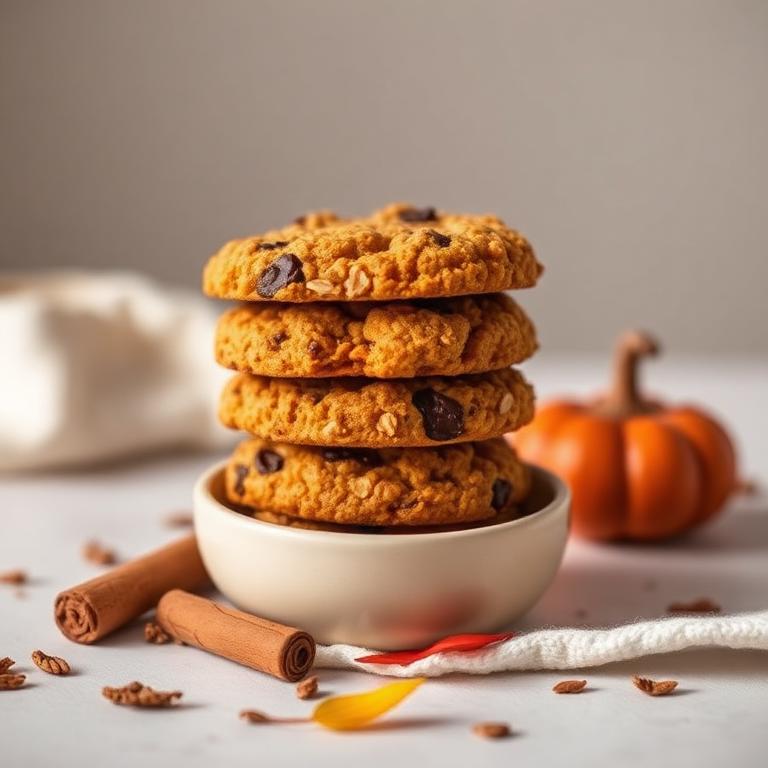 Pumpkin Spice Oat Cookies
