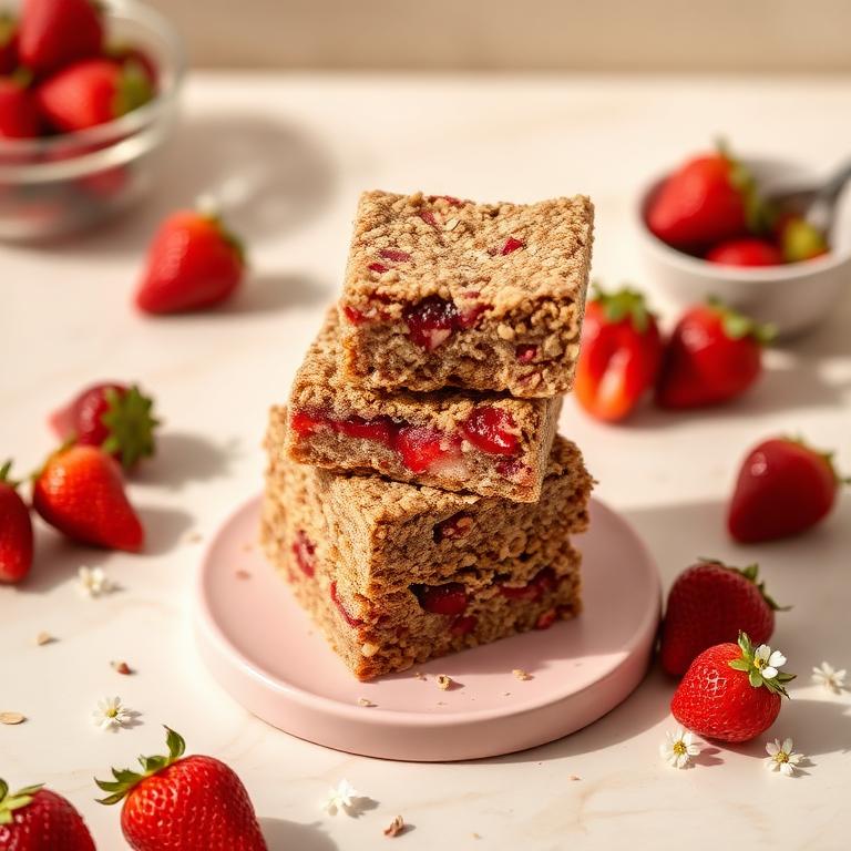 Strawberry Chia Jam Bars
