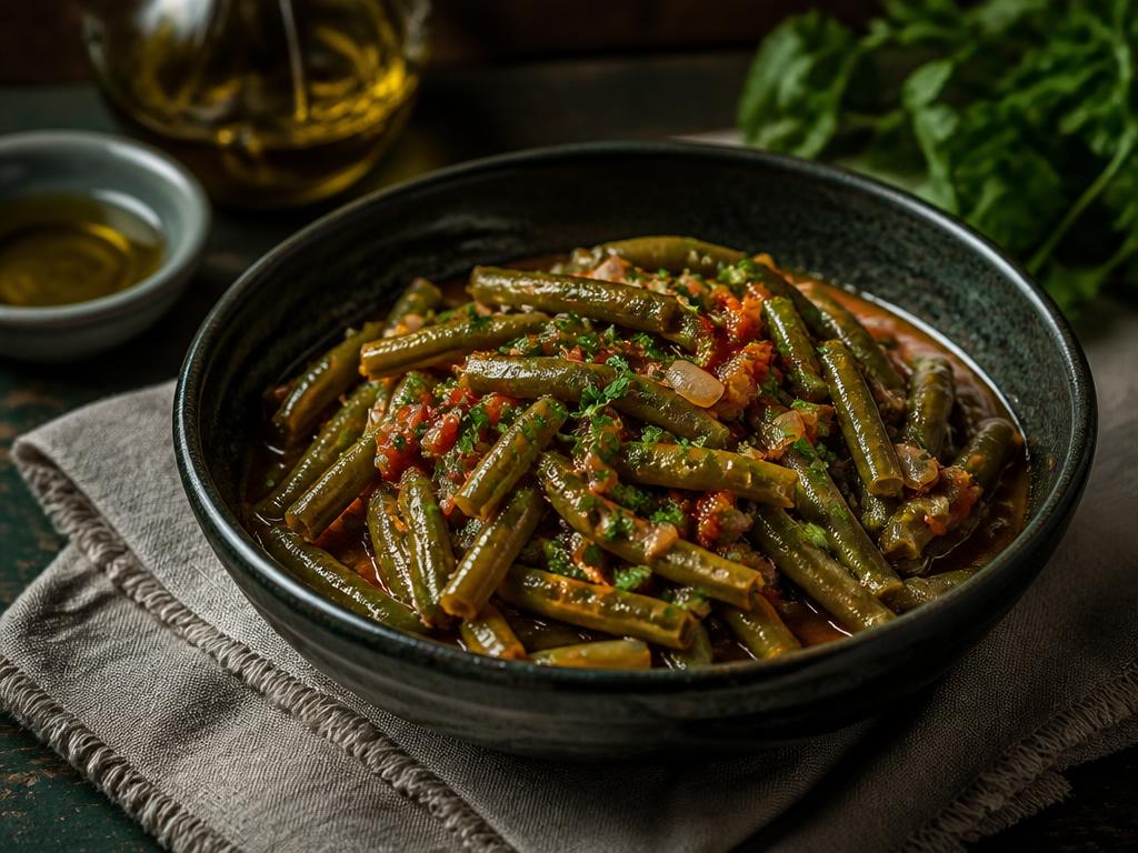 Zeytinyağlı Taze Fasulye, Aegean Olive Oil Green Beans